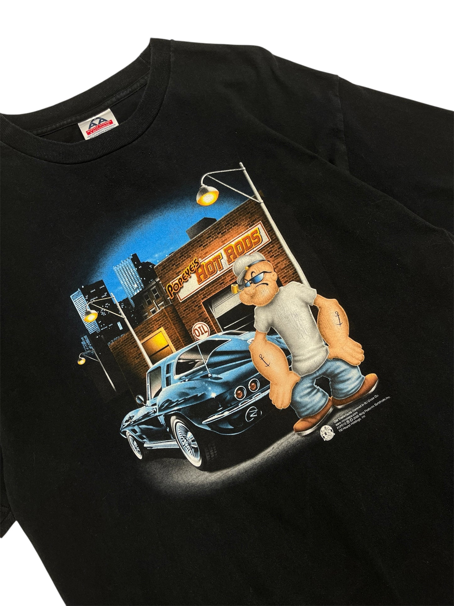 2002 Popeye T-shirt - Talla XL