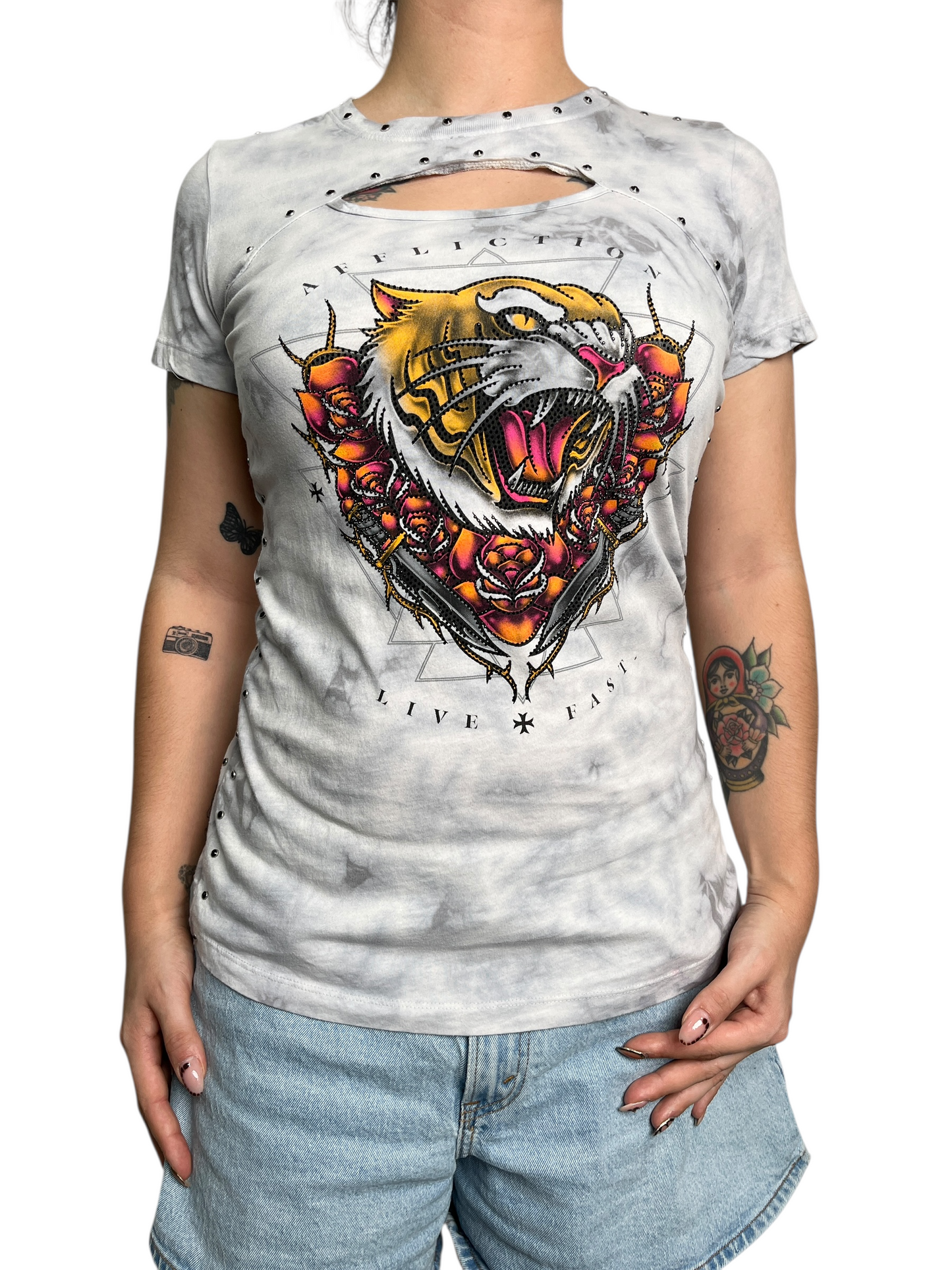 Black Label Affliction Top - Talla M/L