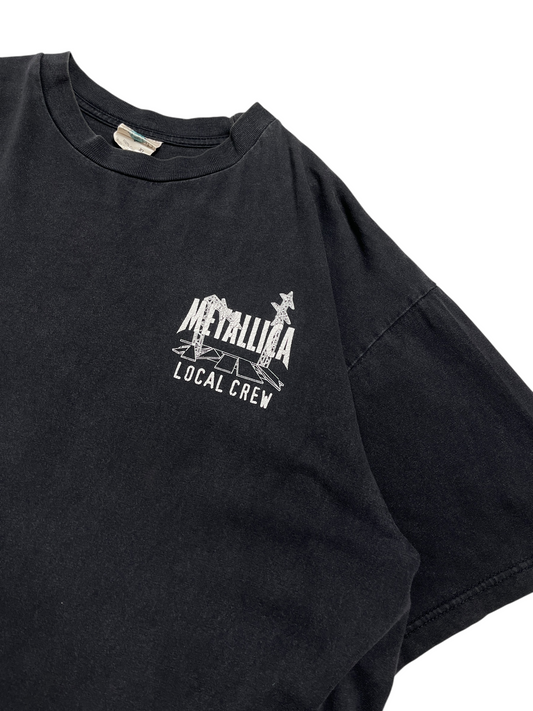 1990s Metallica Local Crew T-shirt - Talla XXL Boxy Fit
