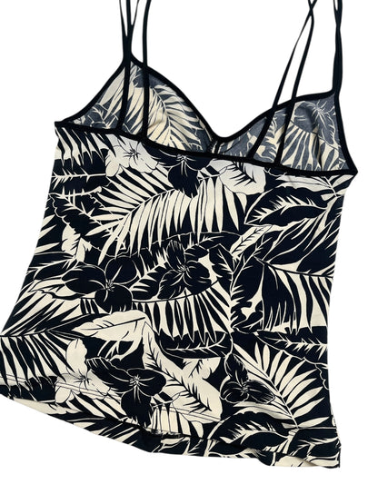 Y2K BCBG Maxazria Top Estampado Tropical - Talla S