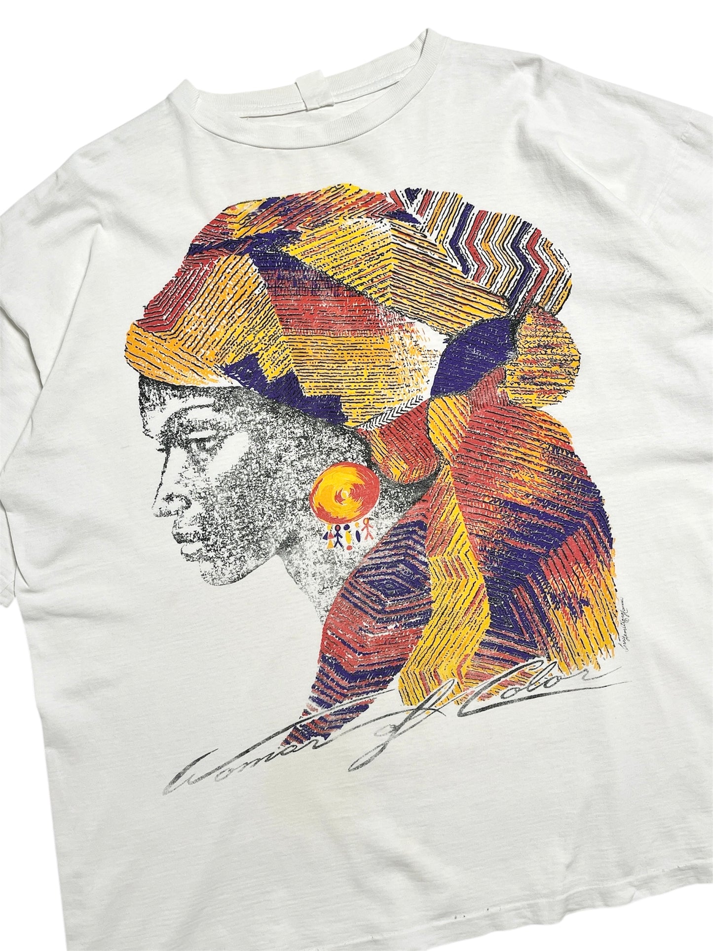 1990s Woman Of Color T-Shirt - Talla 2XL (Boxy Fit)
