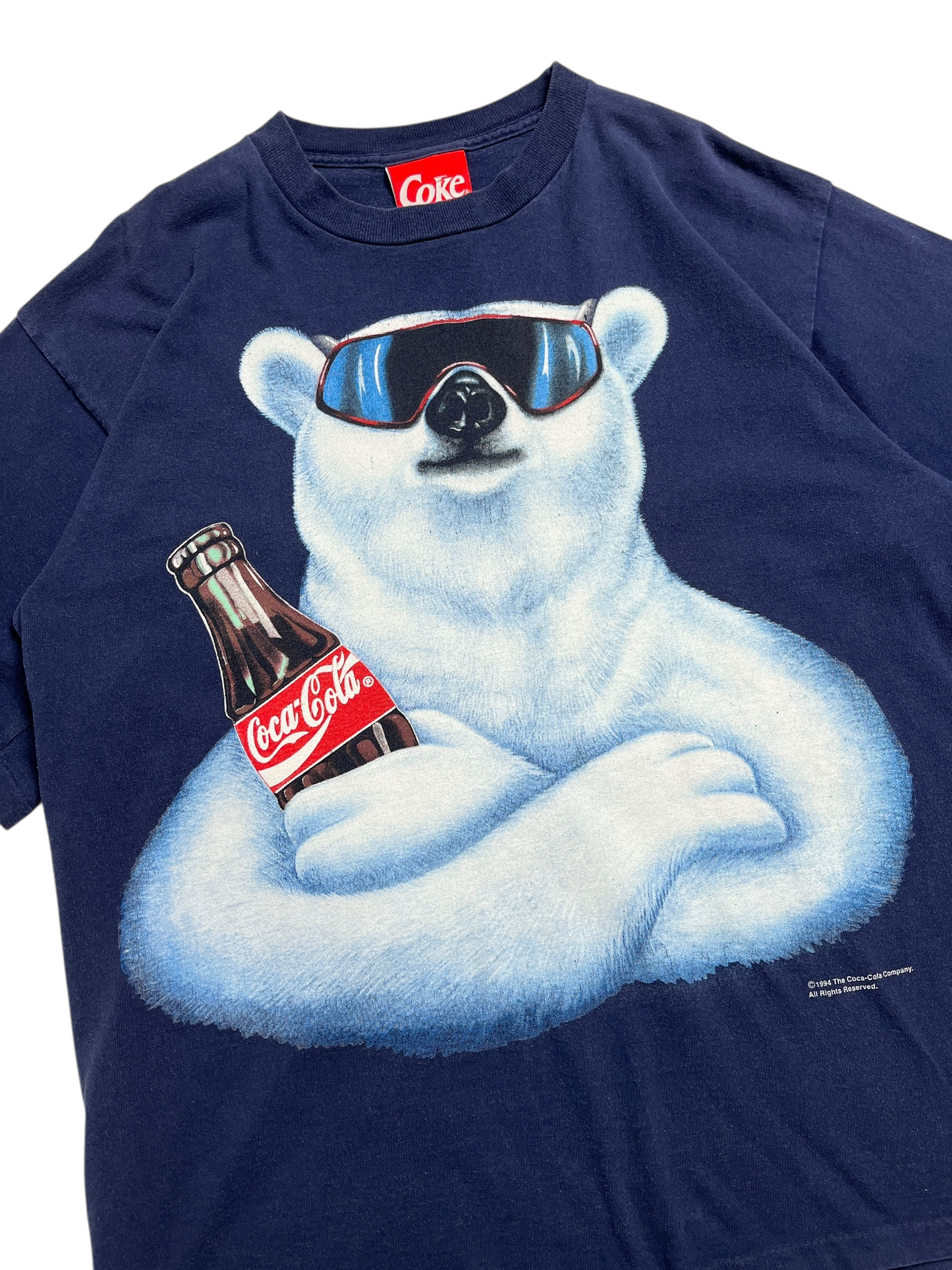1994 Coca-Cola Oso Polar T-shirt - Talla XL