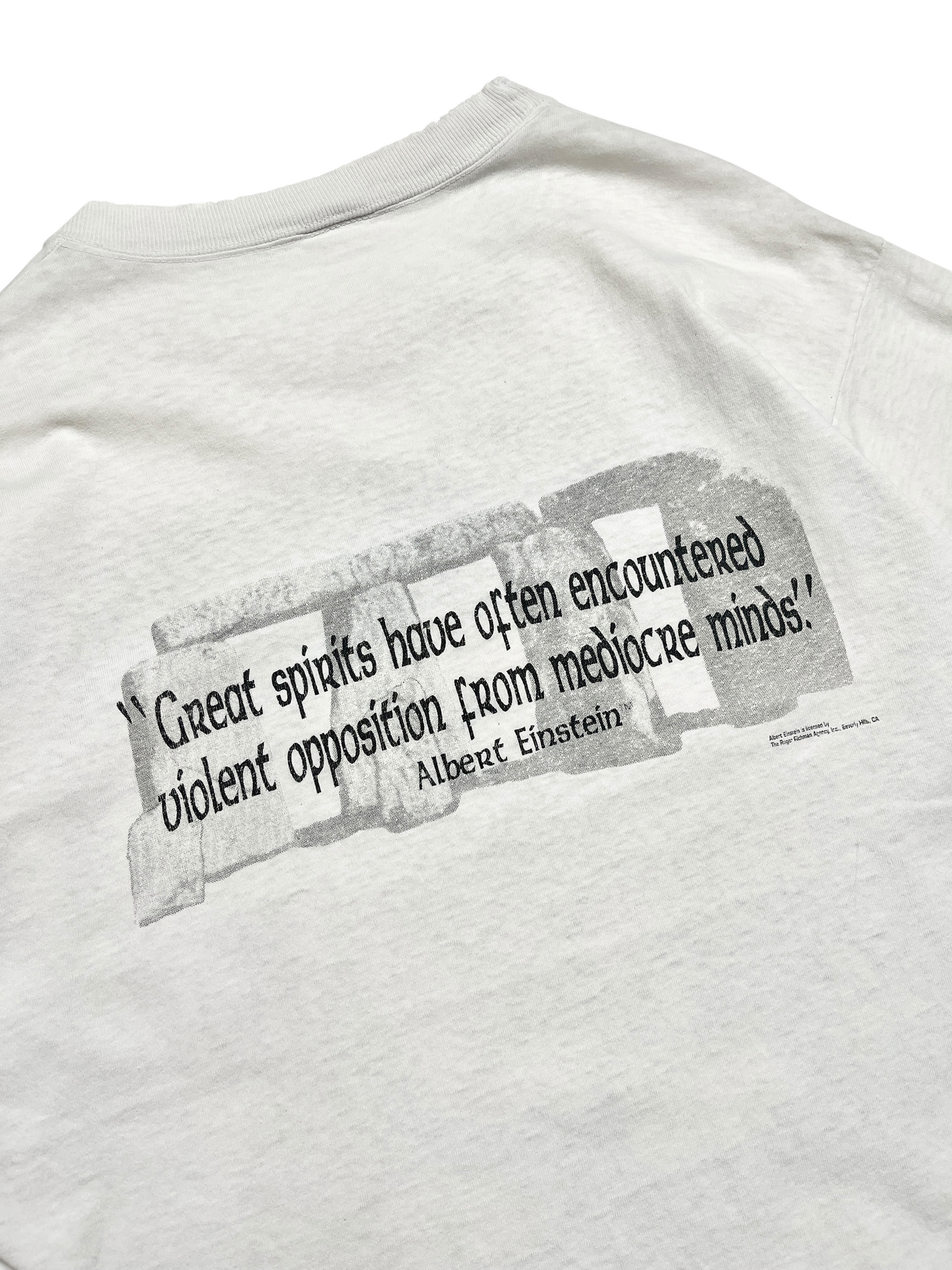 1990s Albert Einstein T-shirt - Talla M