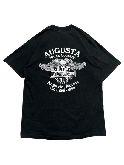 1987 Harley Davidson Maine T-shirt - Talla L