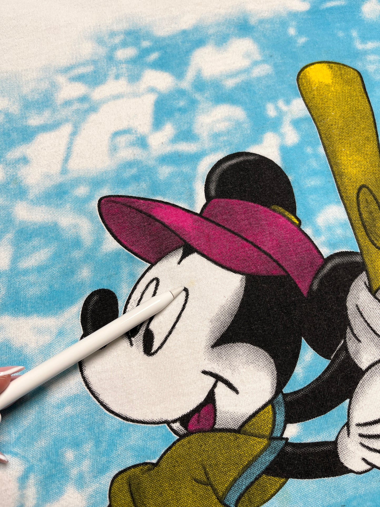 1990s Mickey By Jerry Leigh T-shirt - Talla L
