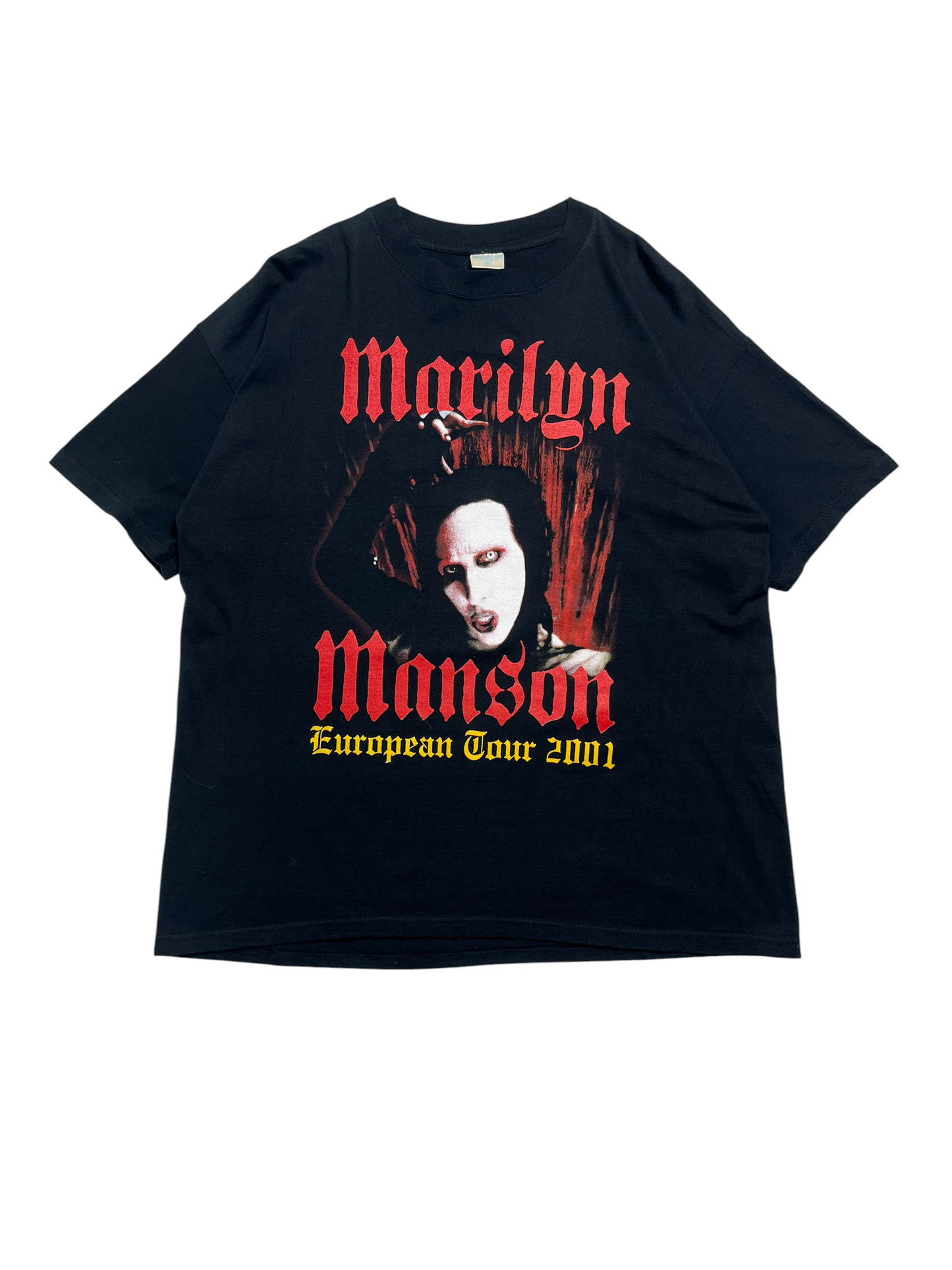 RARE 2001 Marilyn Manson European Tour T-shirt - Talla L