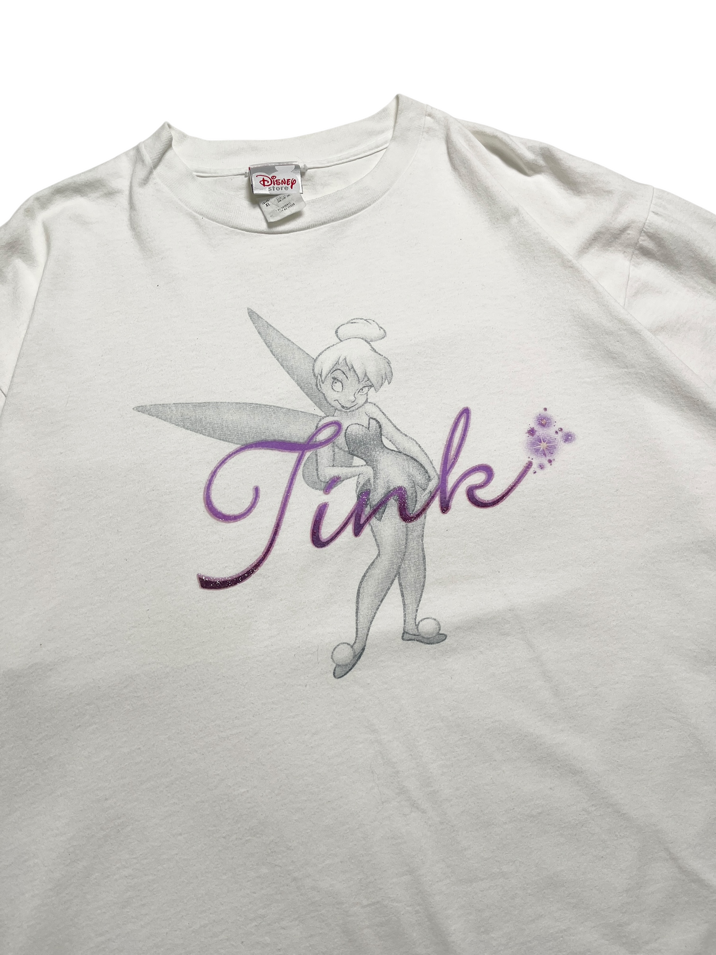 1990s Tinkerbell Walt Disney T-shirt - Talla XL