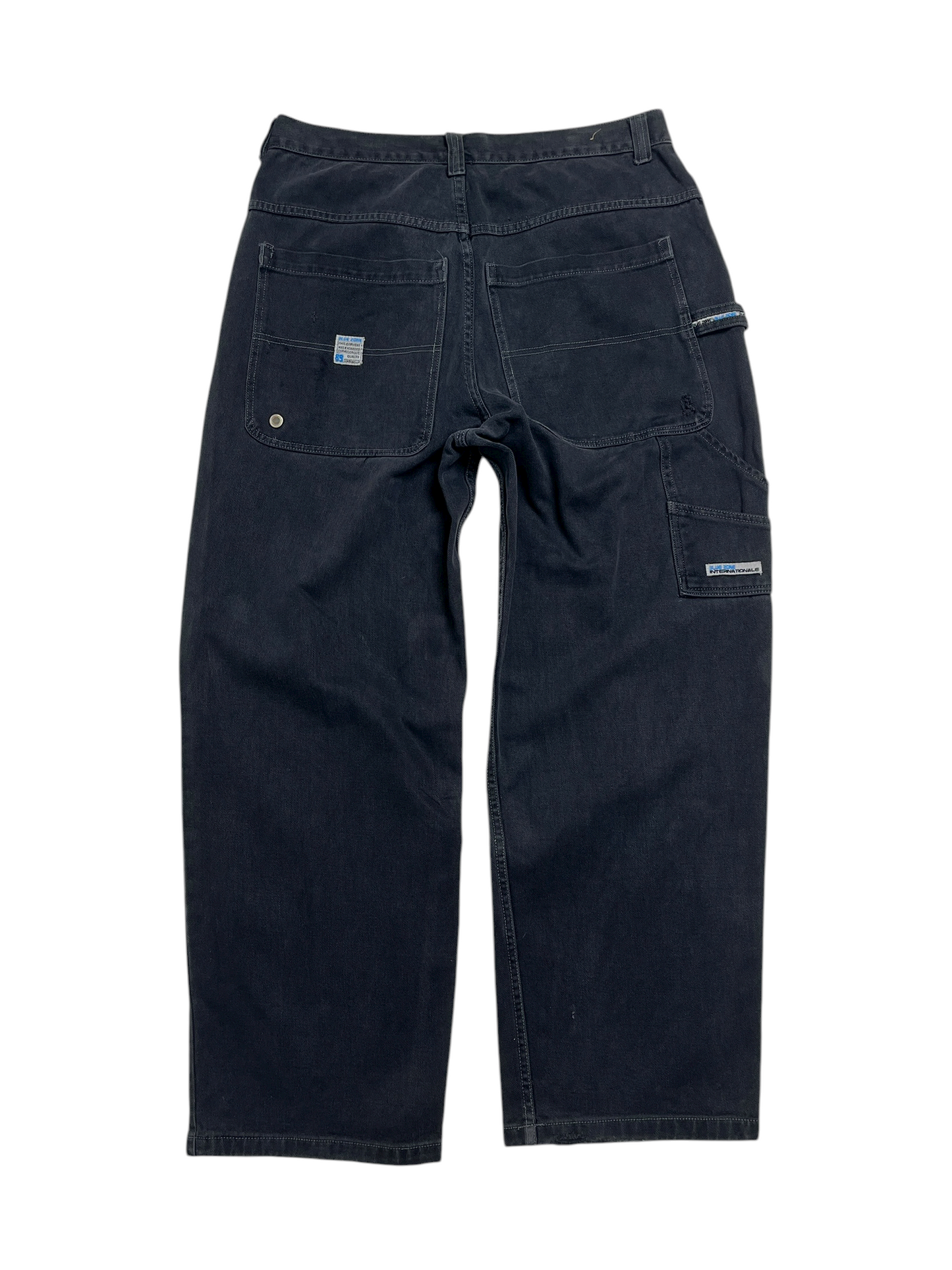 Blue zone Carpenter Denim Pant Negro - Talla 37