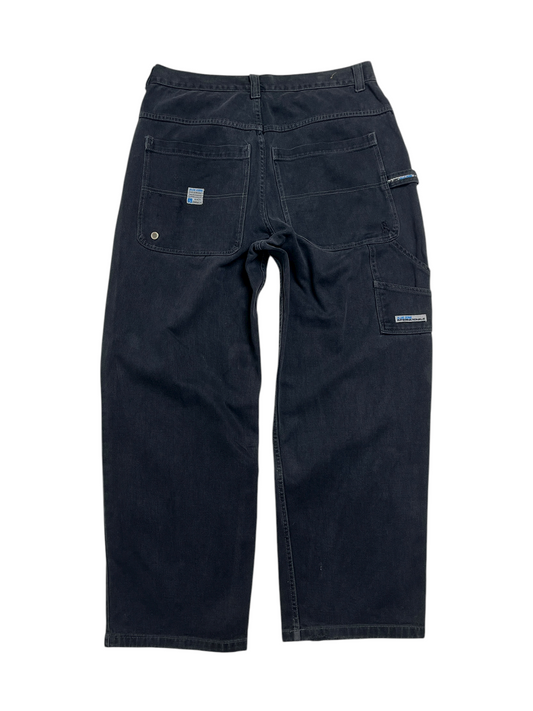 Blue zone Carpenter Denim Pant Negro - Talla 37