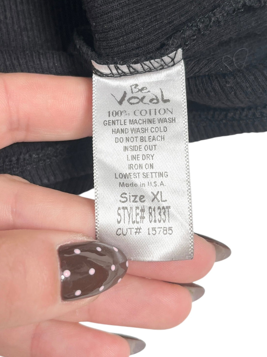 Y2K Vocal Top Tank Alas y Cruz - Talla M/L