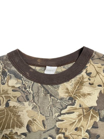 1990s Camuflaje T-shirt - Talla M