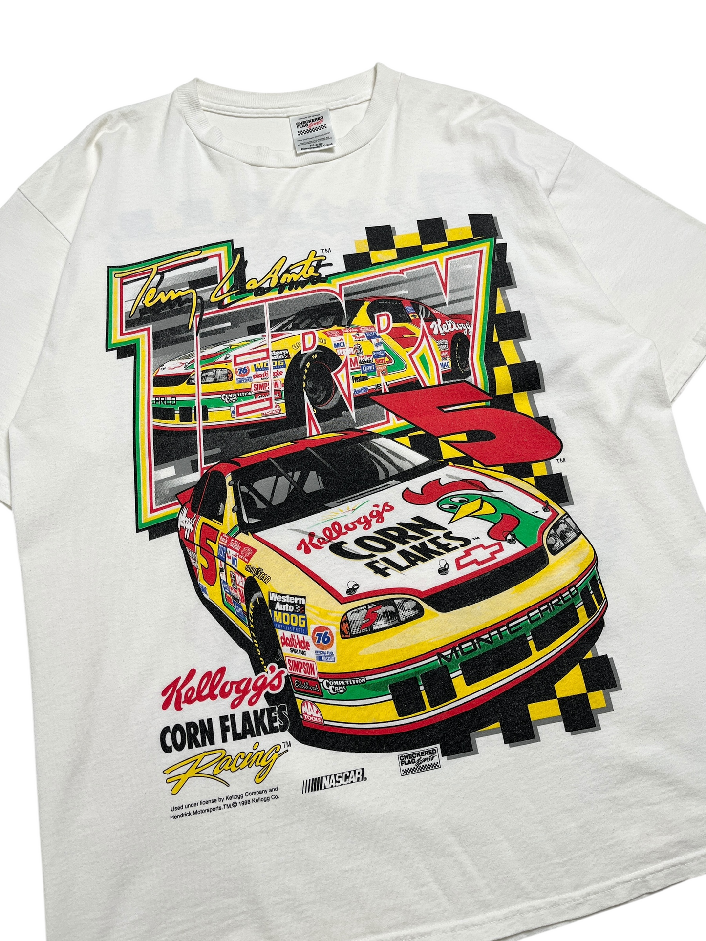 1998 Nascar Kellogg’s T-shirt - Talla XL