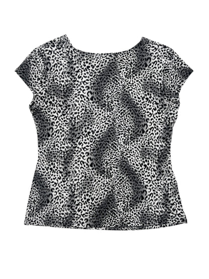 Y2K Notations Top Cruzado Animal Print - Talla L/XL