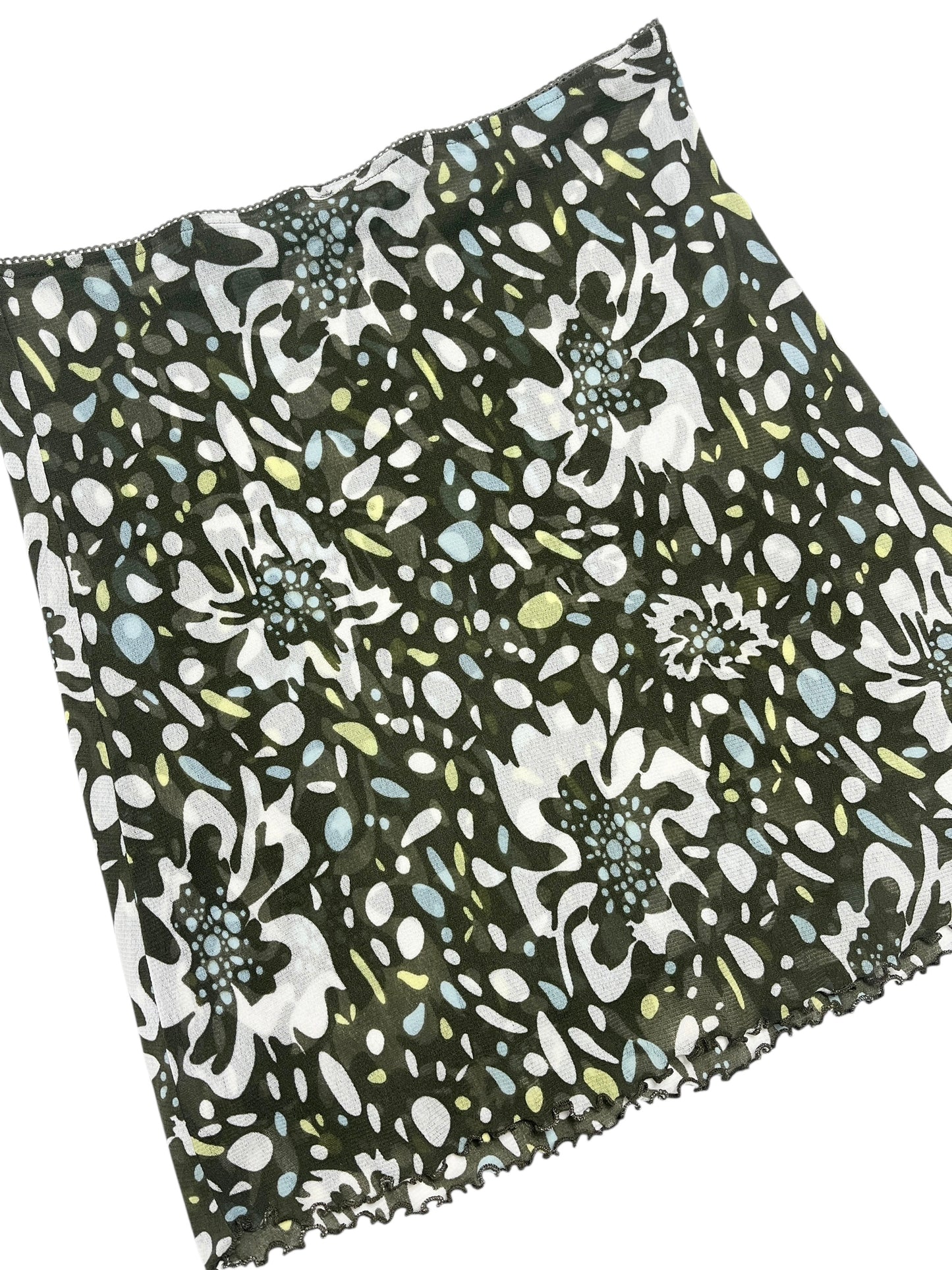 Y2K Street One Falda Corta Stretch Floral - Talla S/M