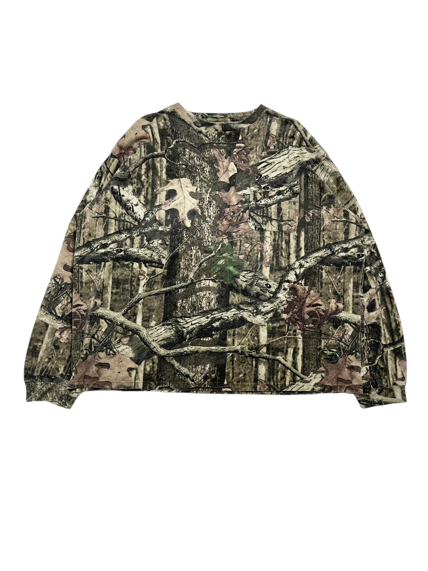 Camuflaje T-shirt Manga Larga - Talla 3XL Boxy Fit