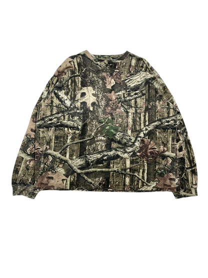 Camuflaje T-shirt Manga Larga - Talla 3XL Boxy Fit