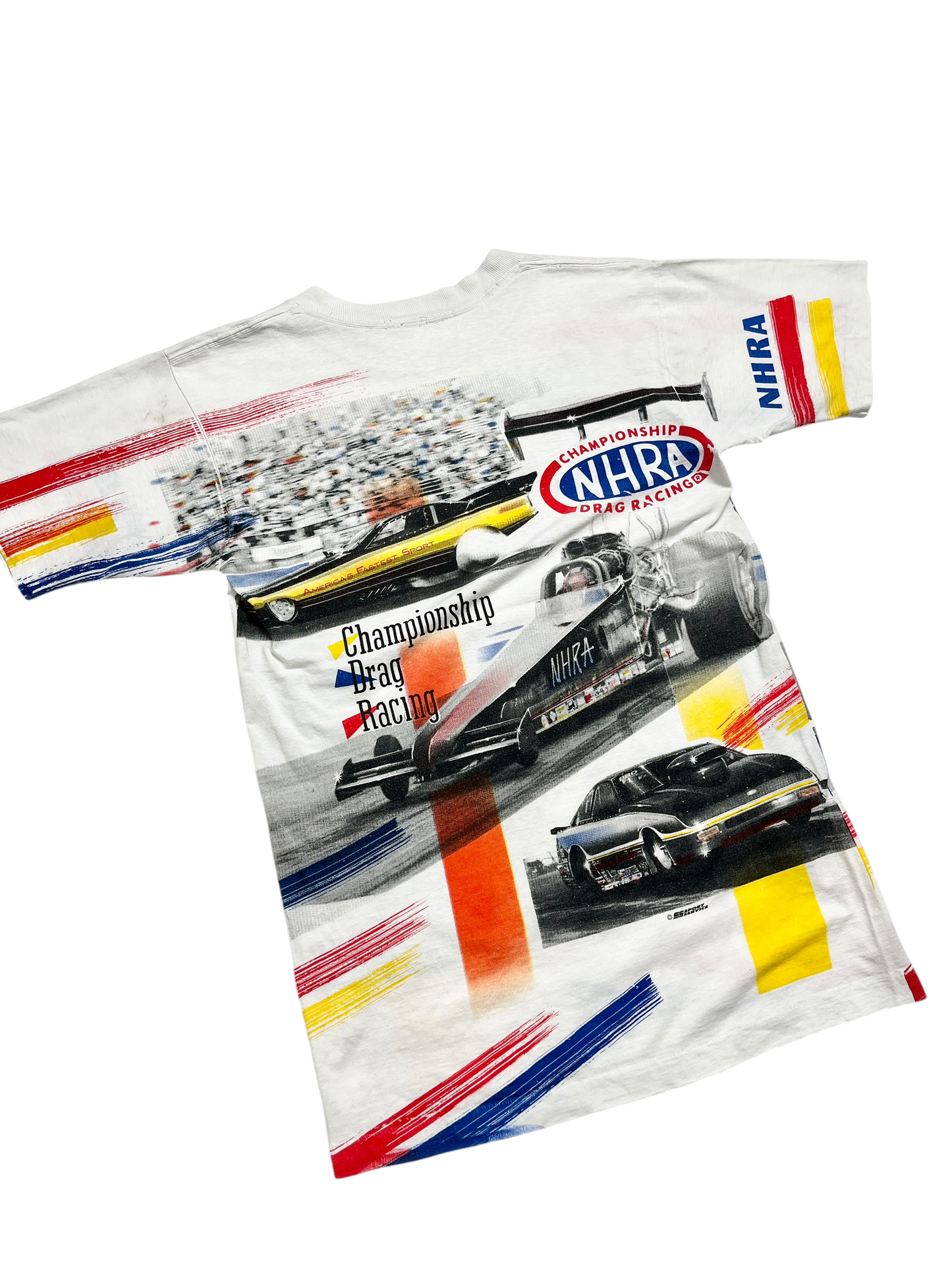 1990s Championship Drag Racing T-shirt - Talla S