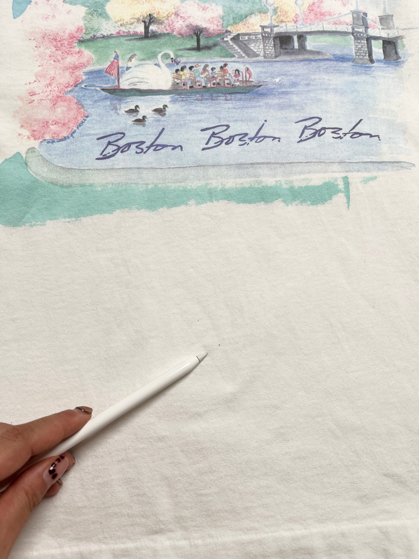 1990s Boston T-shirt - Talla S