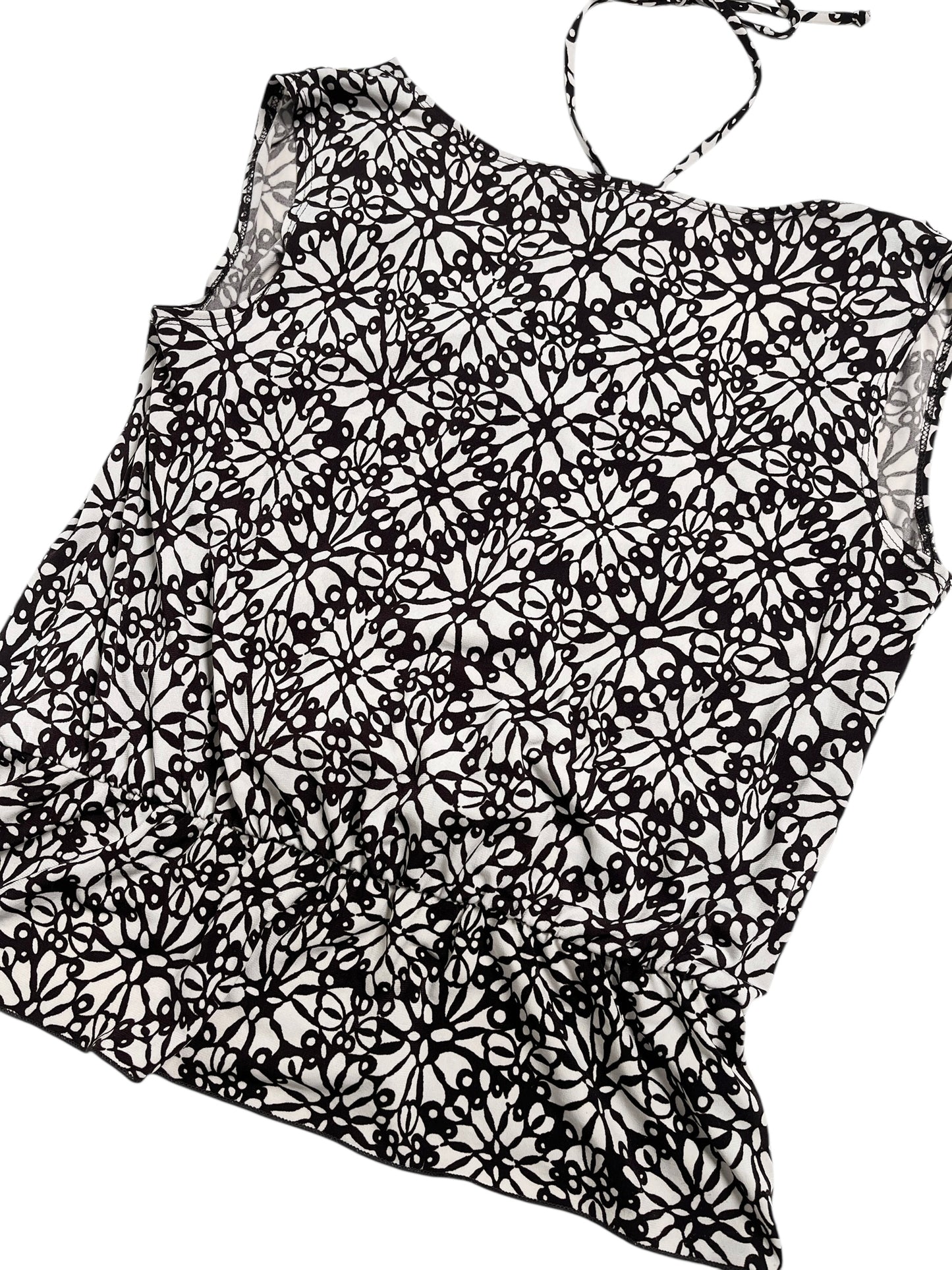 Y2K AB Studio Top Halter Estampado - Talla S/M