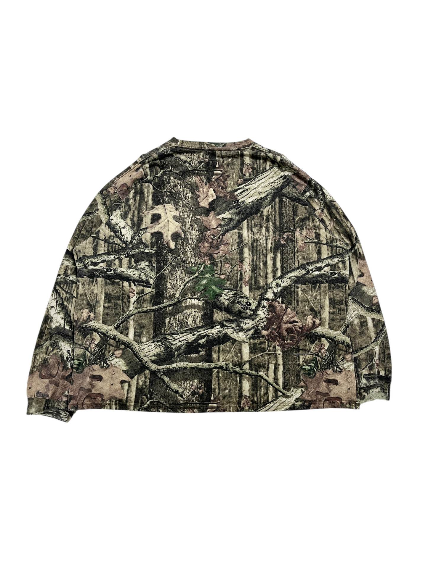 Camuflaje T-shirt Manga Larga - Talla 3XL Boxy Fit