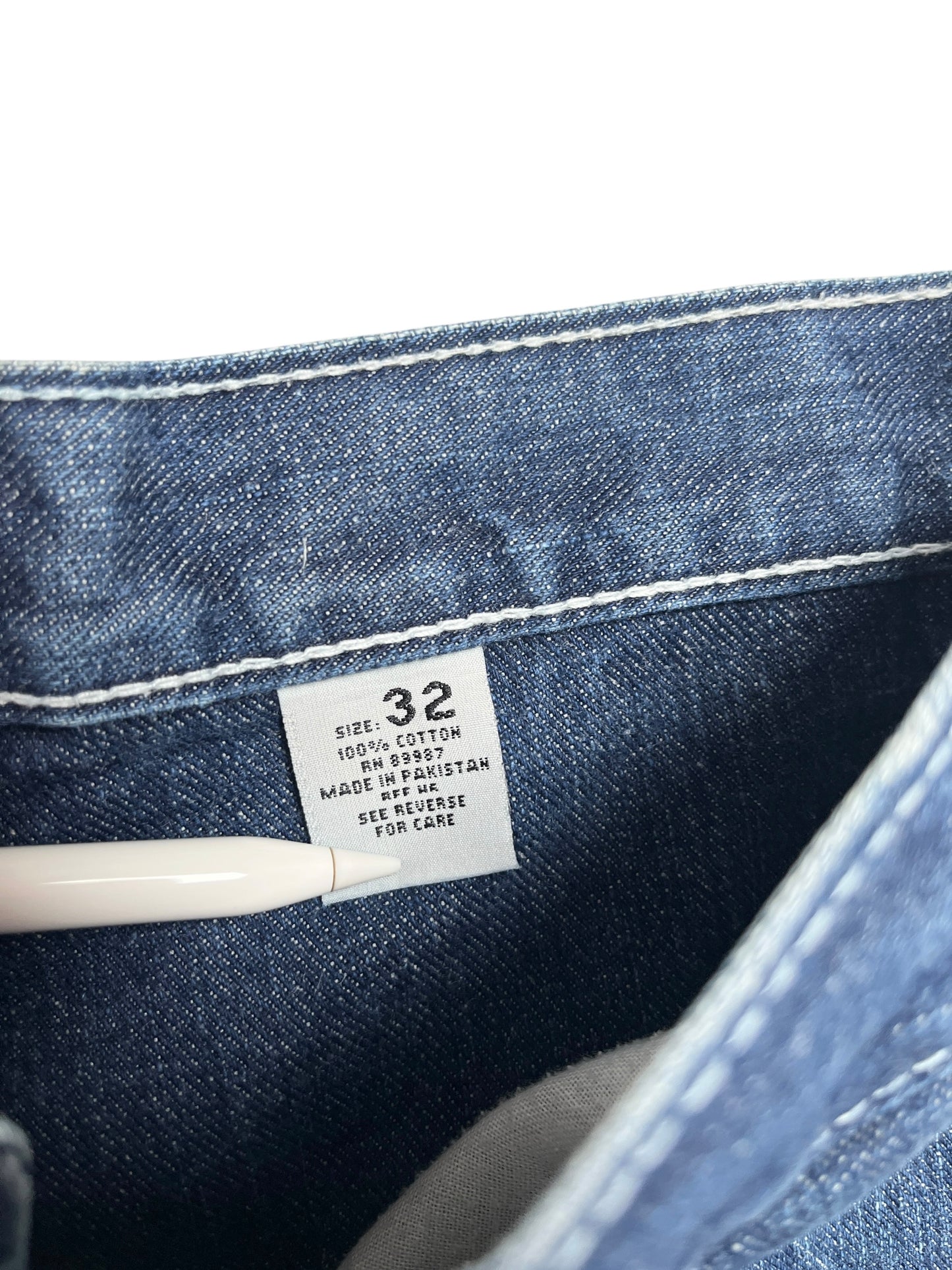 Y2K Brooklyn Xpress Denim Short Azul- Talla 32