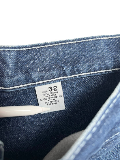 Y2K Brooklyn Xpress Denim Short Azul- Talla 32