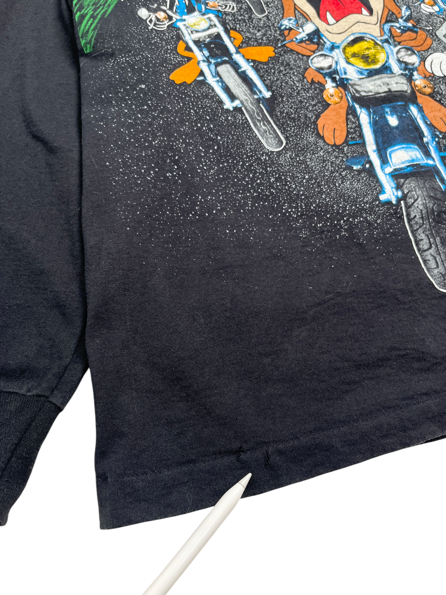 1993 Looney Tunes Thats All Folks t-shirt manga larga - Talla L