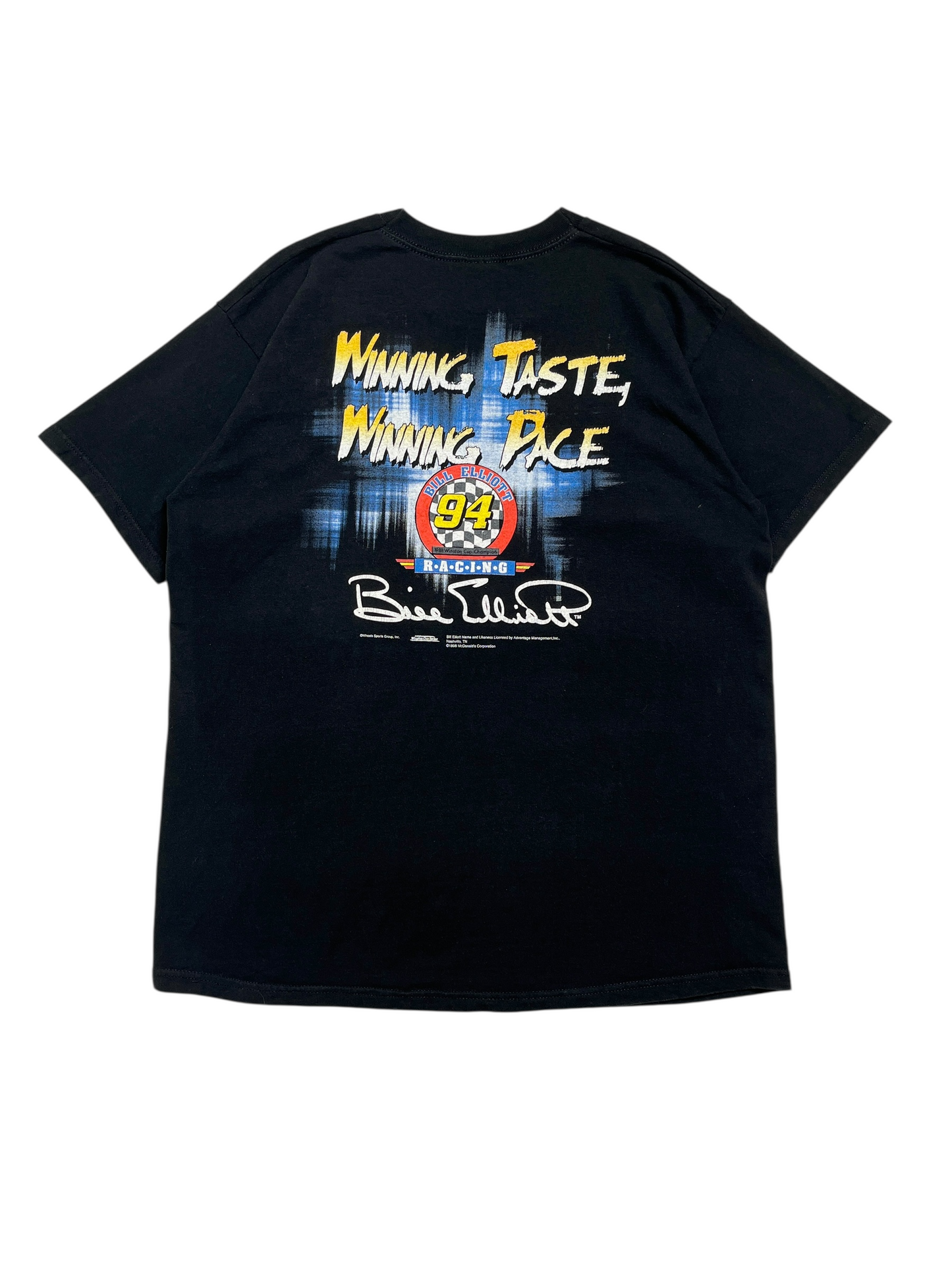 1998 Bill Elliot x Mac Donald’s T-shirt - Talla XL