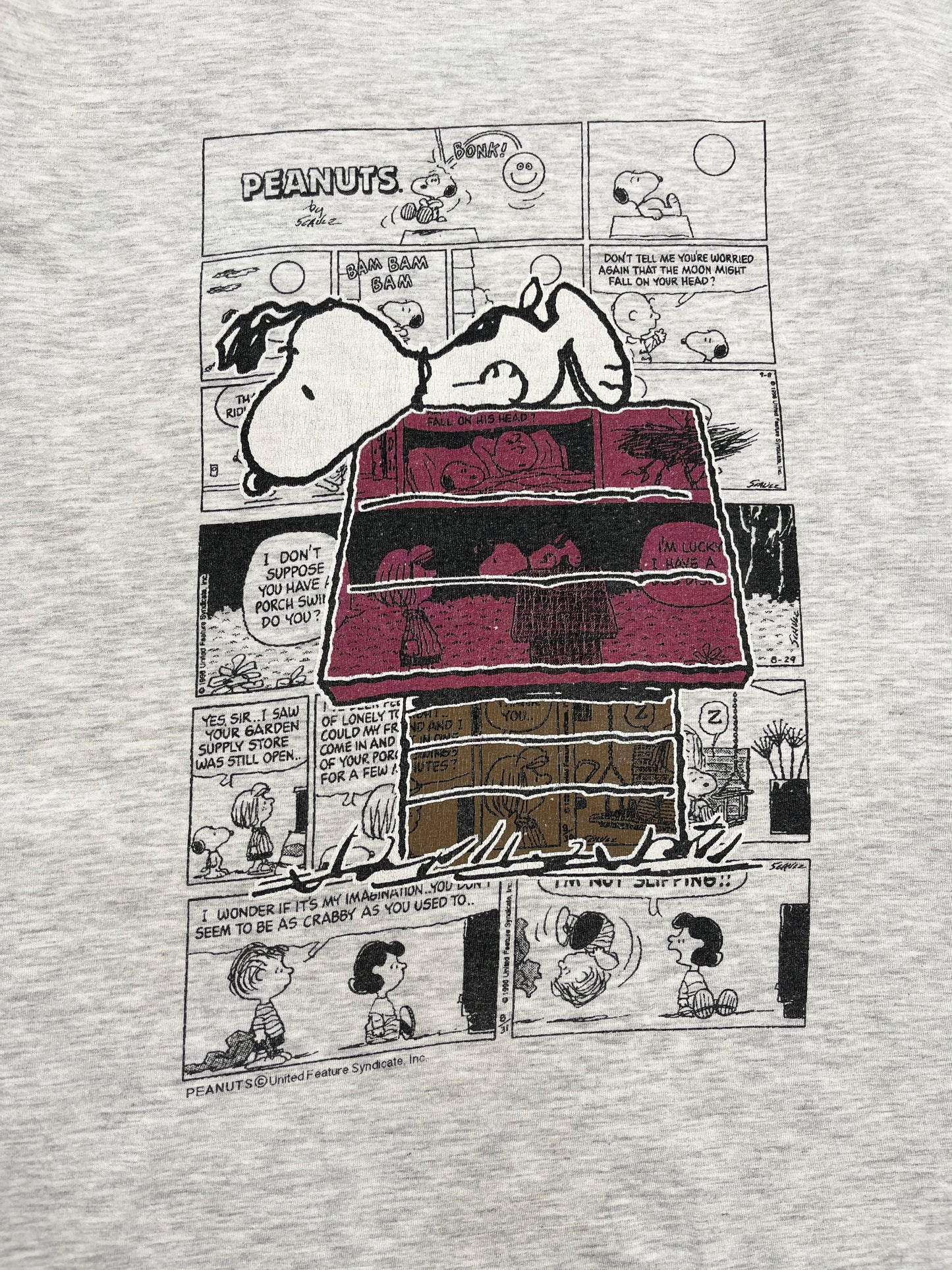 1990s Peanuts Snoopy T-shirt - Talla XL