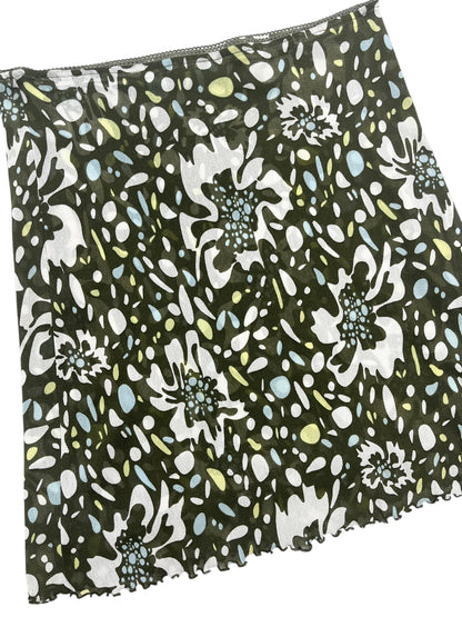 Y2K Street One Falda Corta Stretch Floral - Talla S/M