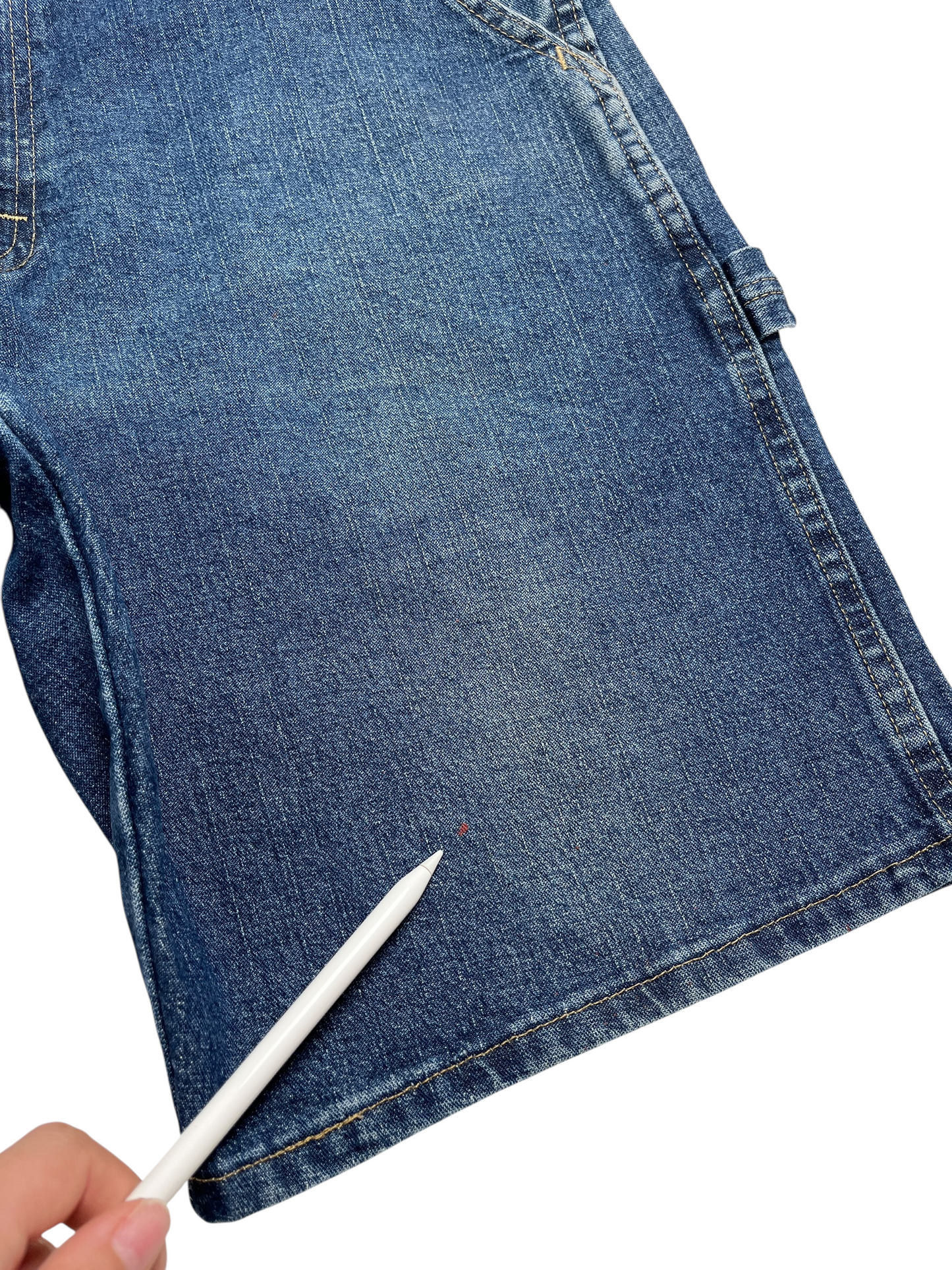 Vintage Wrangler Carpenter Denim Short Azul - Talla W35