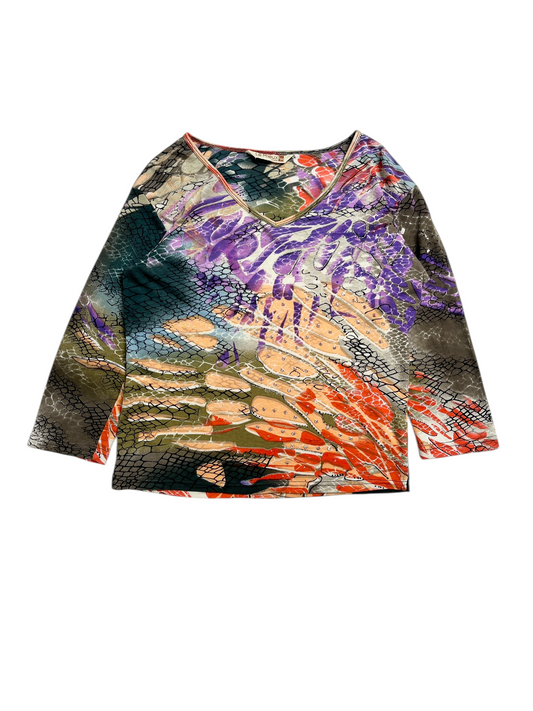 Y2K Le Mieux Studio Top Manga 3/4 - Talla L