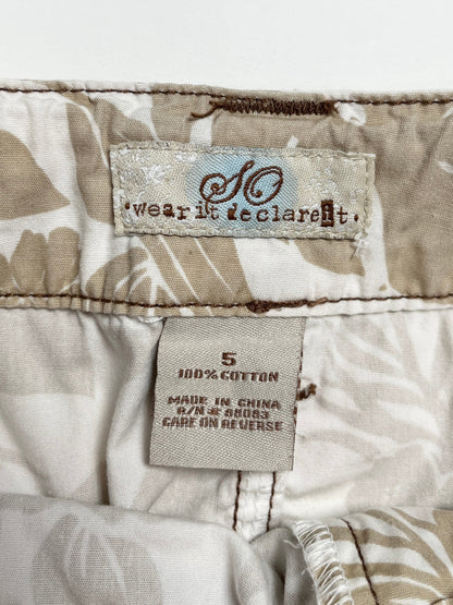 Y2K So Mini Falda Cargo Floral - Talla S