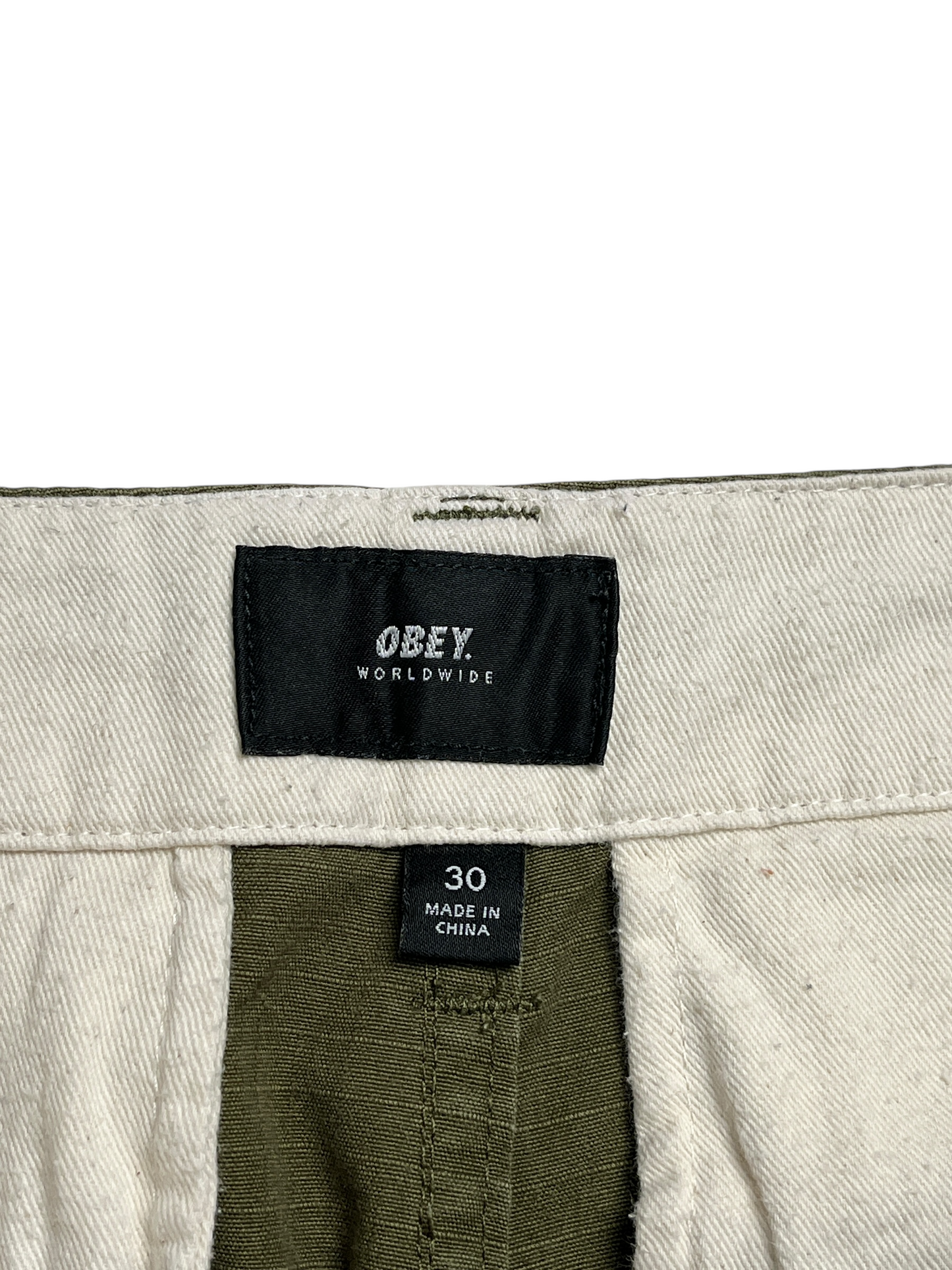 Obey Cargo Short verde - Talla W32