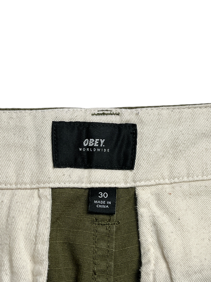 Obey Cargo Short verde - Talla W32