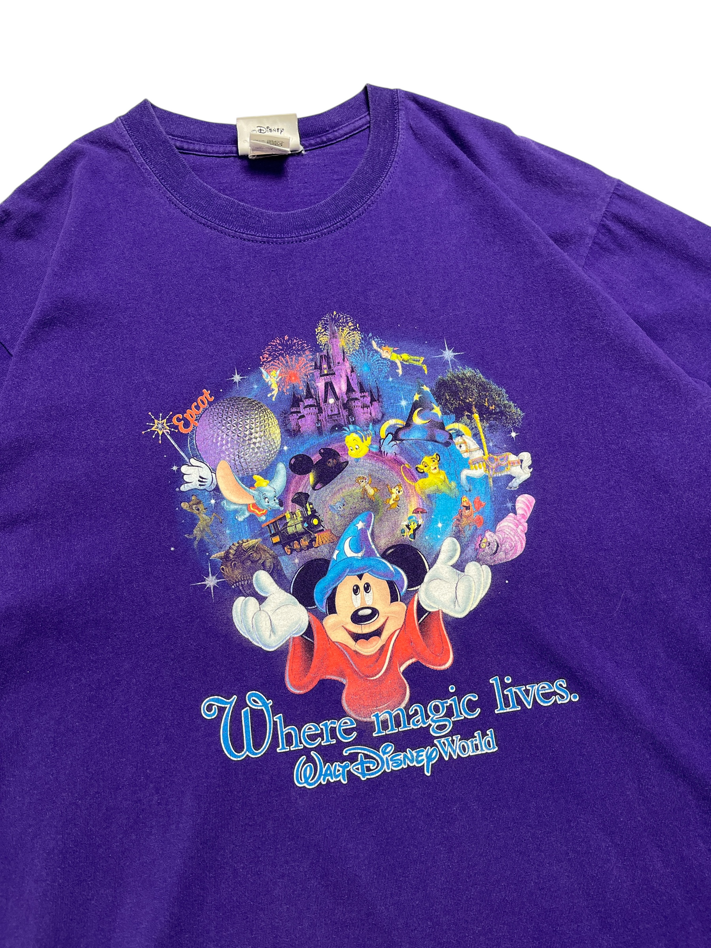 1990s Walt Disney World T-shirt - Talla L