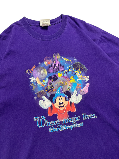 1990s Walt Disney World T-shirt - Talla L