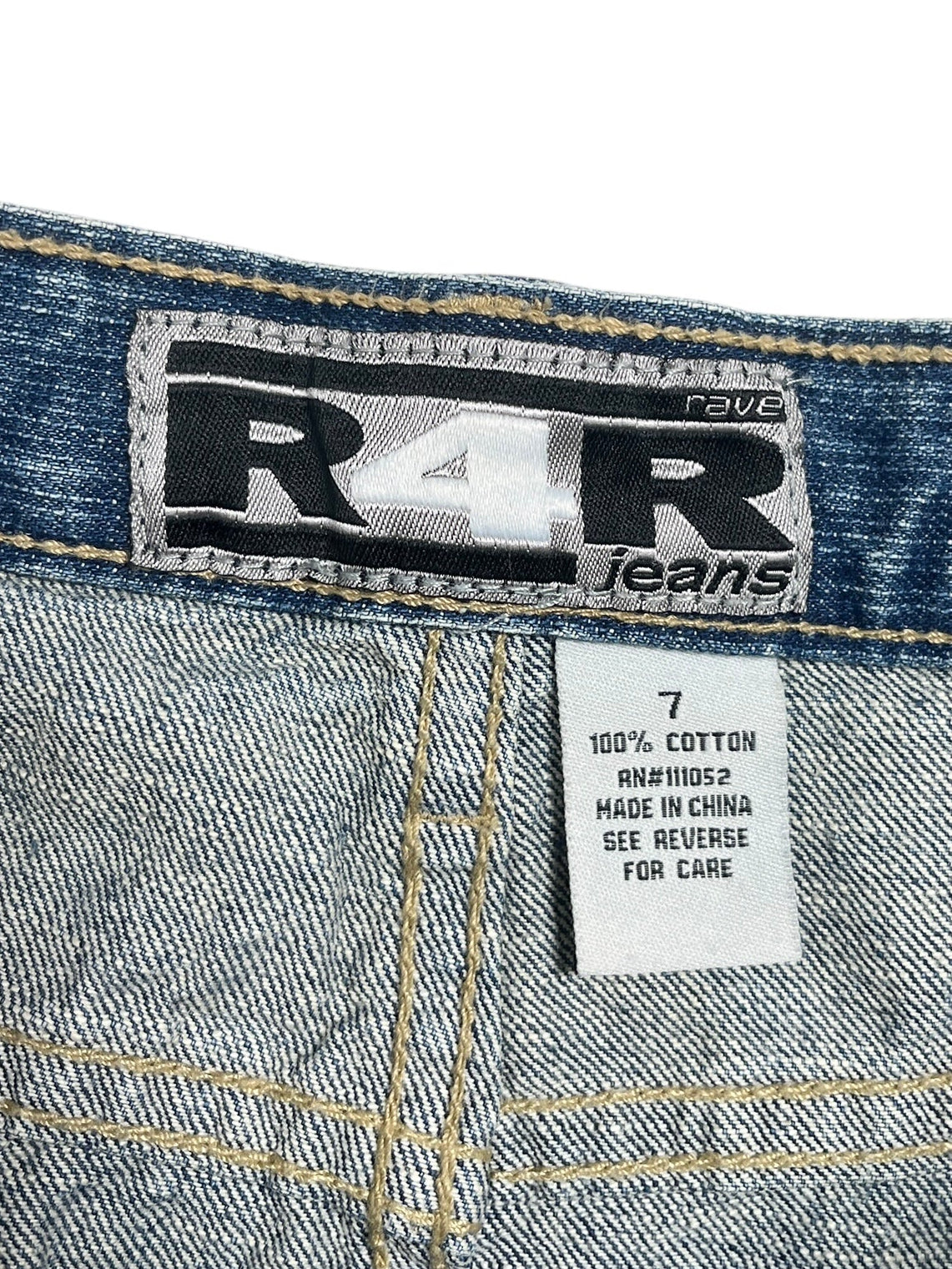 Y2K R4R Denim Falda Azul - Talla M