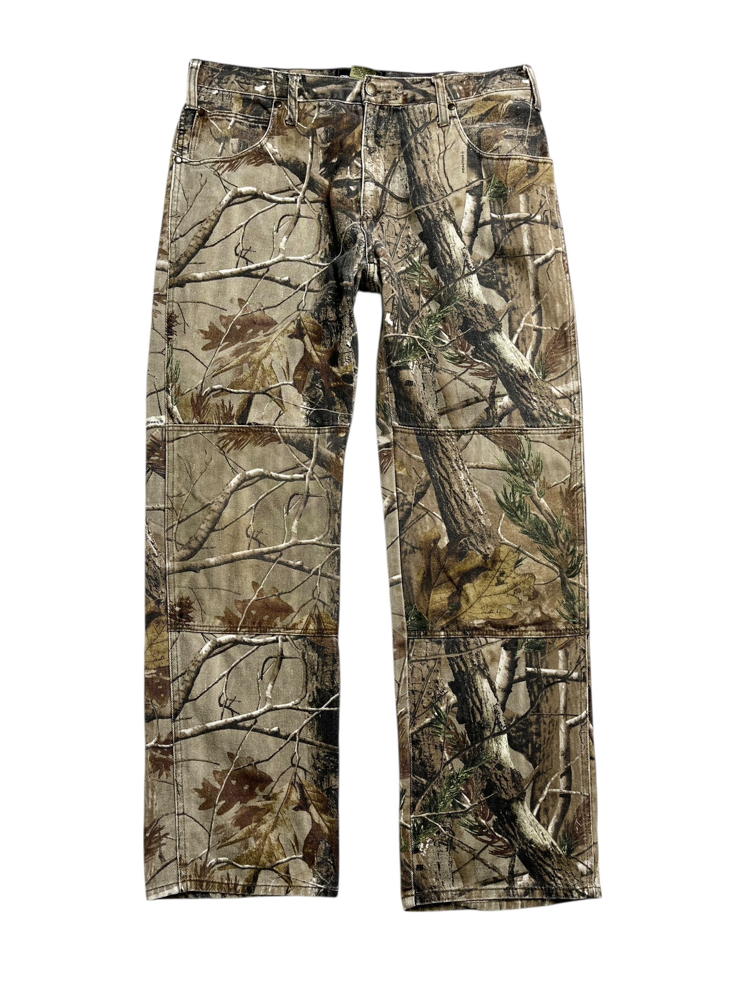 Realtree Camuflaje Double Knee Pants - Talla 35