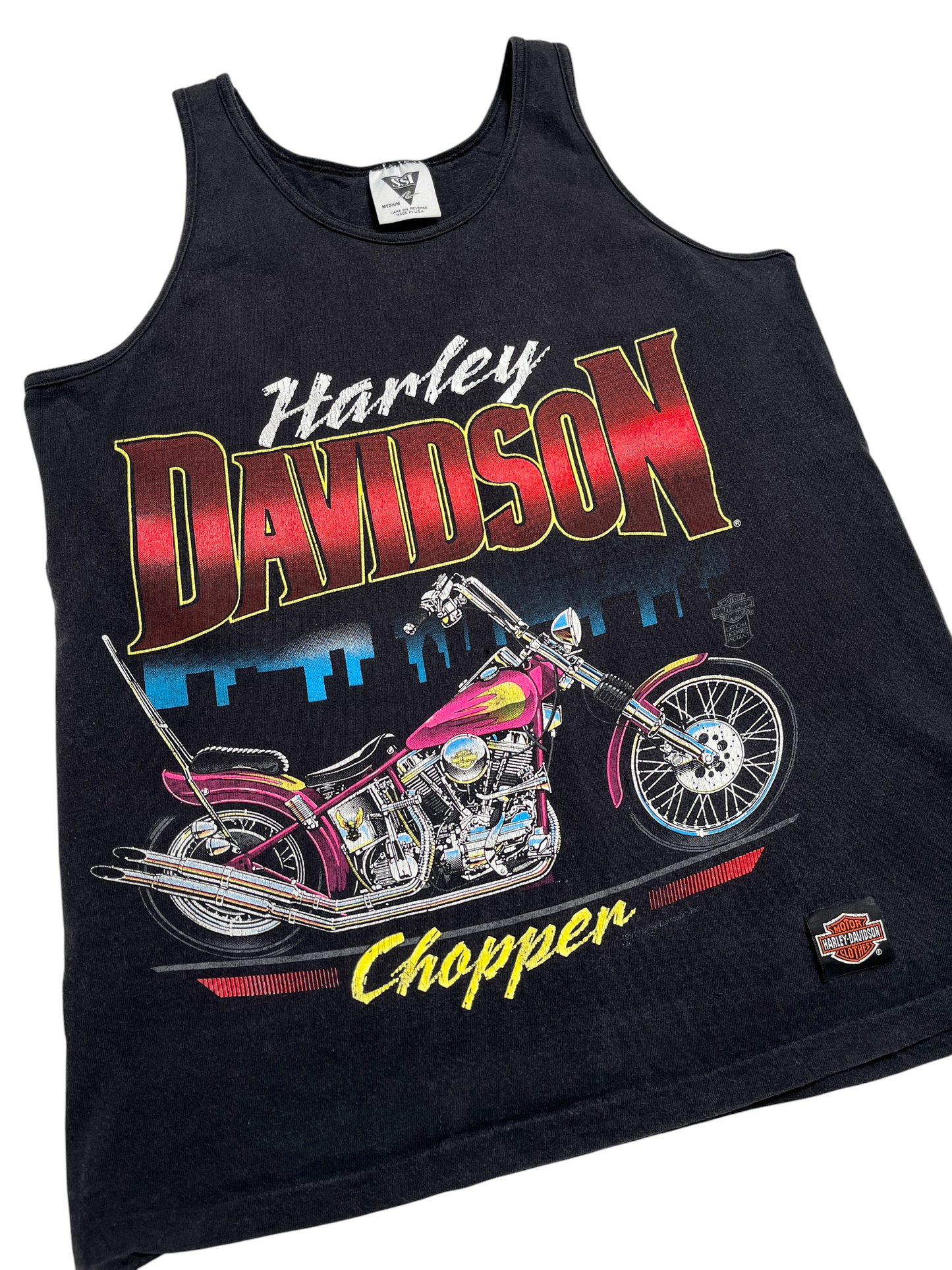 1991 Harley Davidson Chopper Top Tank - Talla S