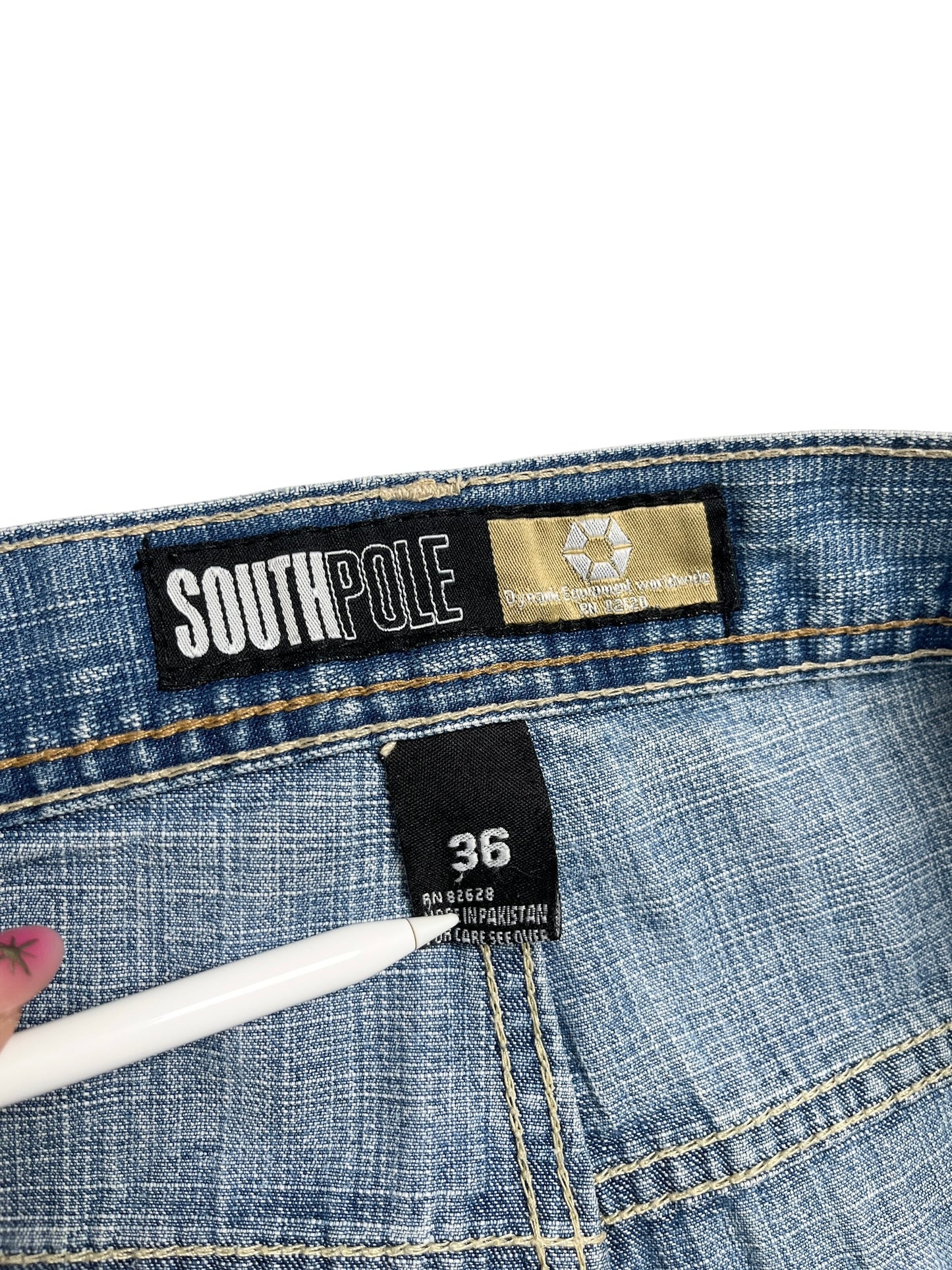 Y2K Southpole Baggy Denim Pant Azul - Talla 37