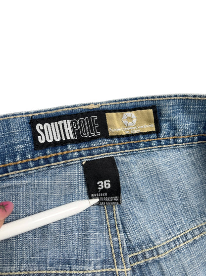 Y2K Southpole Baggy Denim Pant Azul - Talla 37