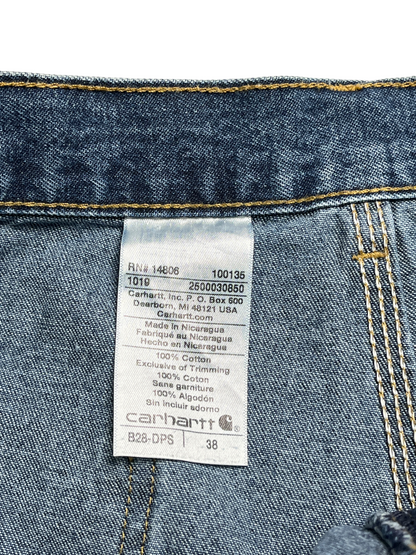 Carhartt Carpenter Denim Short Azul - Talla 38
