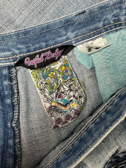 Y2K Artful Dodger Denim Baggy Pant azul- Talla 40