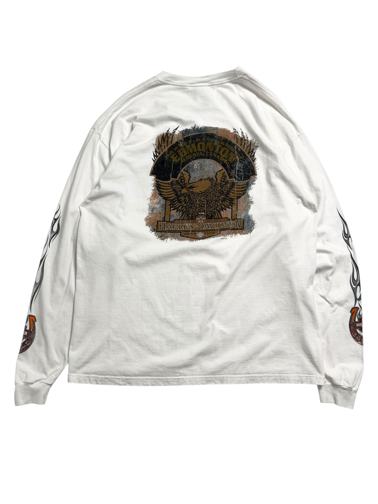 2007 Harley Davidson “Lucky” Manga Larga T-shirt - Talla XL
