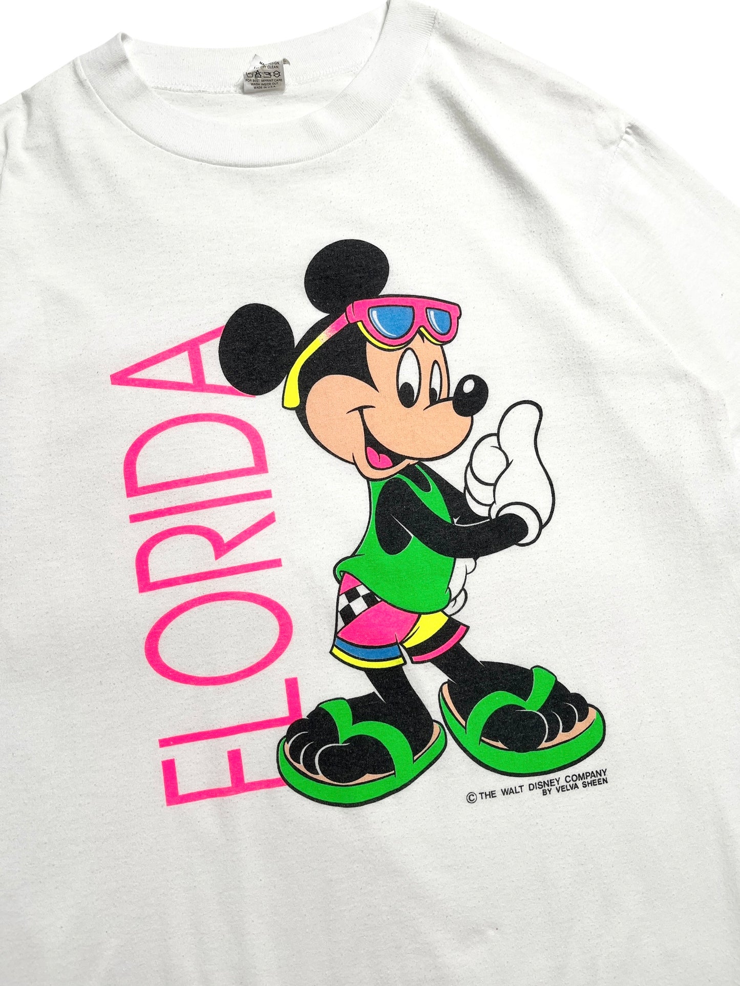 1990s Mickey “Florida” T-shirt - Talla M