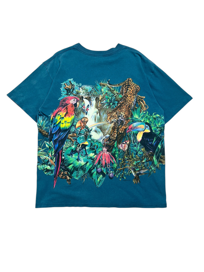 1990s Rainforest T-shirt - Talla L