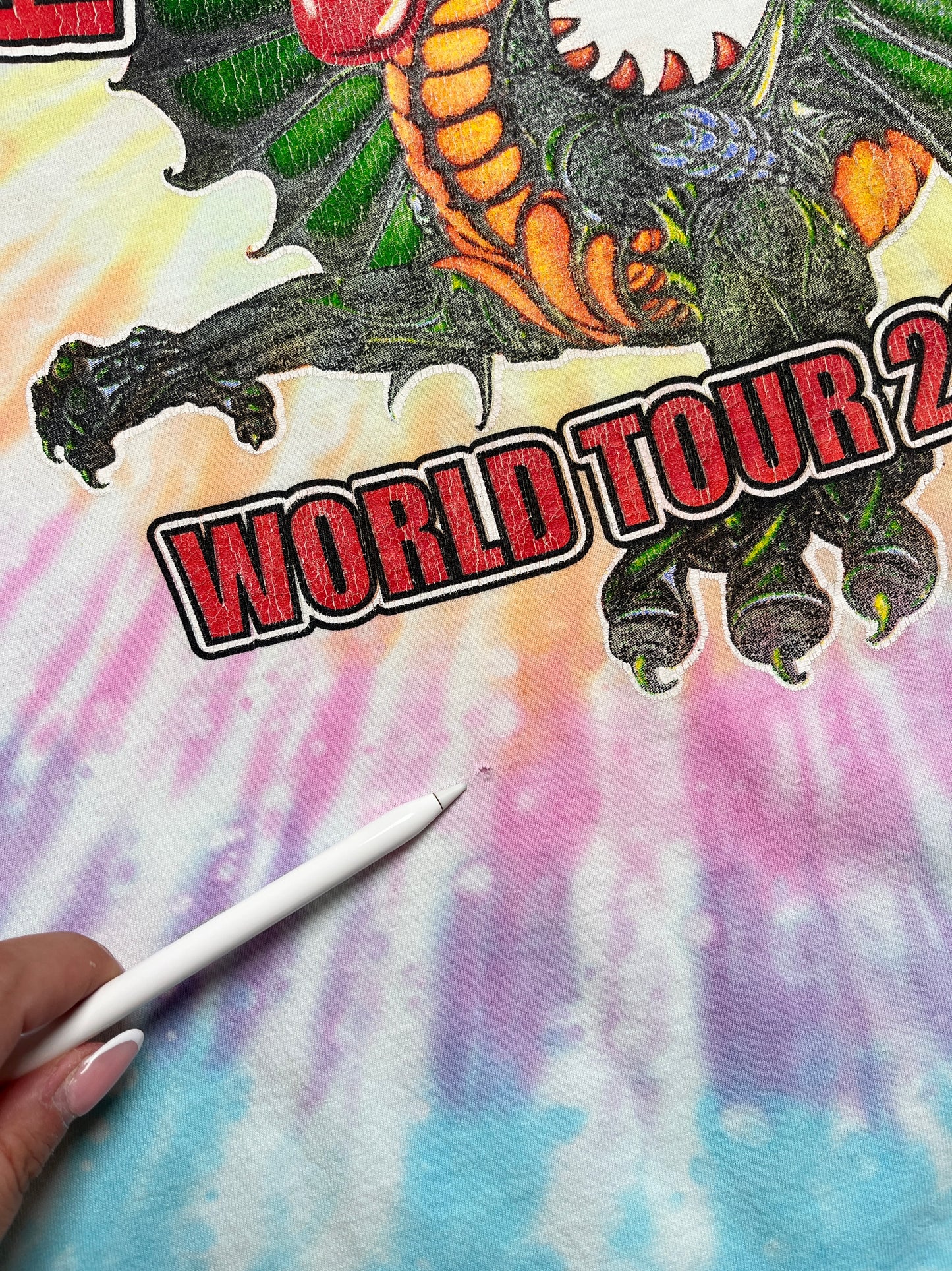 2002/2003 The Rolling Stones Licks World Tour T-shirt - Talla XL