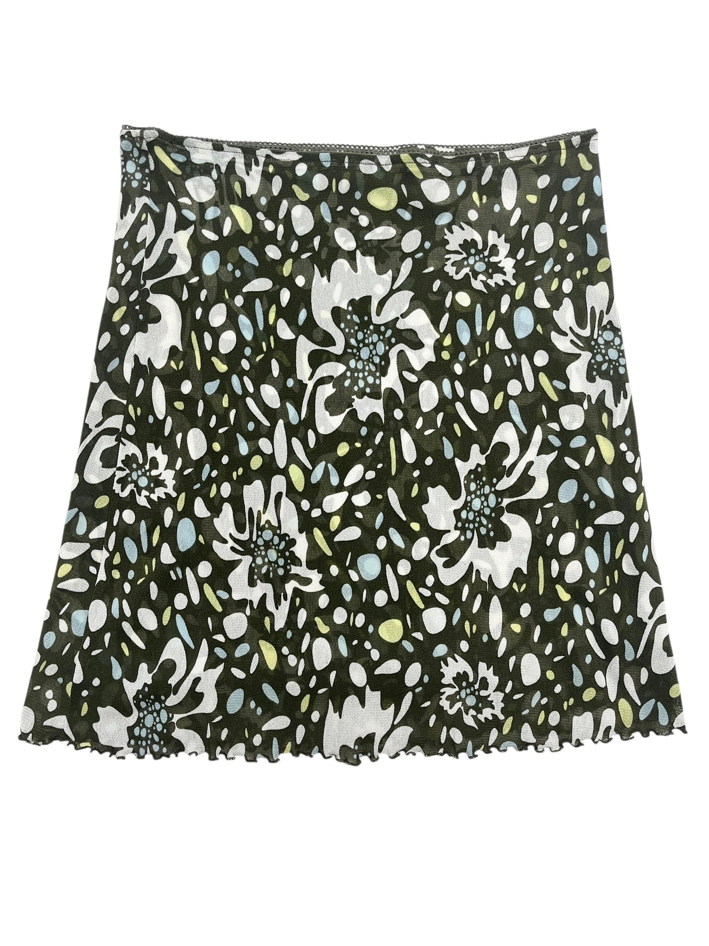 Y2K Street One Falda Corta Stretch Floral - Talla S/M