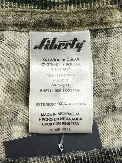 Camuflaje T-shirt Manga Larga - Talla 3XL Boxy Fit